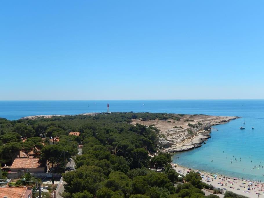Reve De Vacances Studio Proche De La Plage Martigues Eksteriør billede